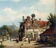 unknow artist European city landscape, street landsacpe, construction, frontstore, building and architecture.081 oil painting picture wholesale